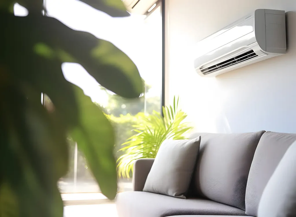 indoor air quality and ductless mini split indoor unit springfield illinois