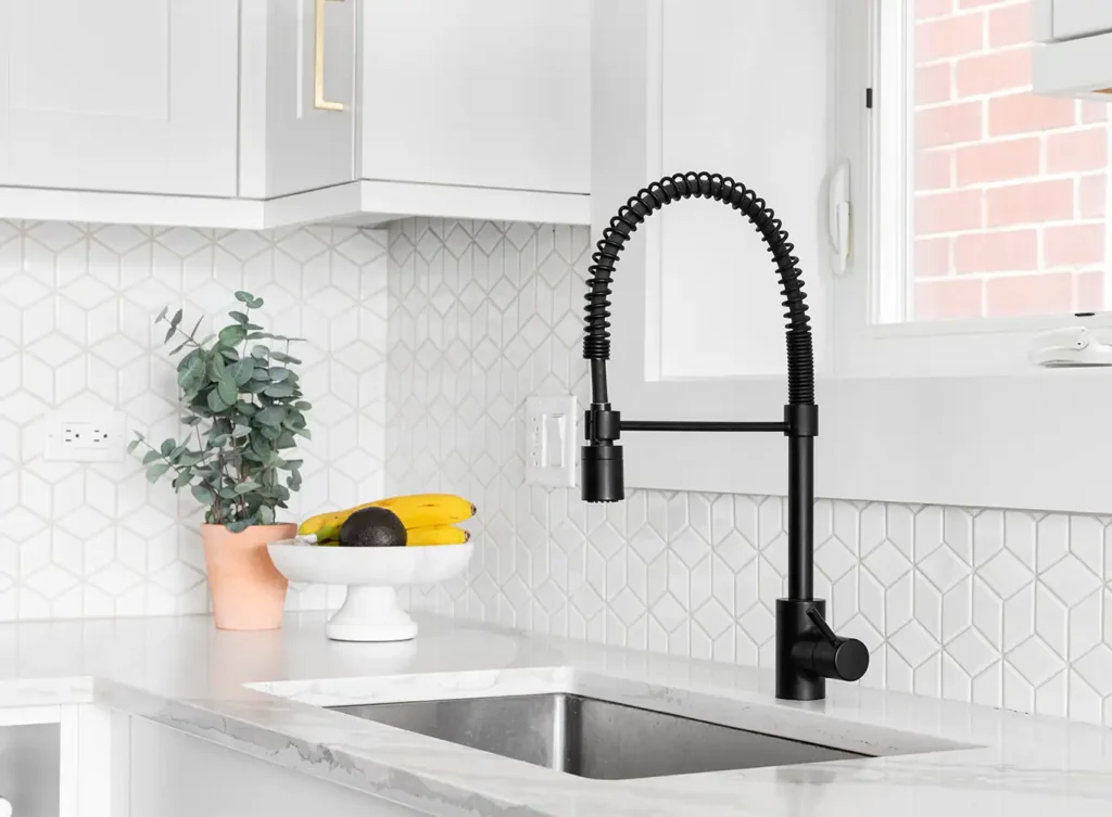 modern kitchen faucet and sink installation and replacement springfield illinois