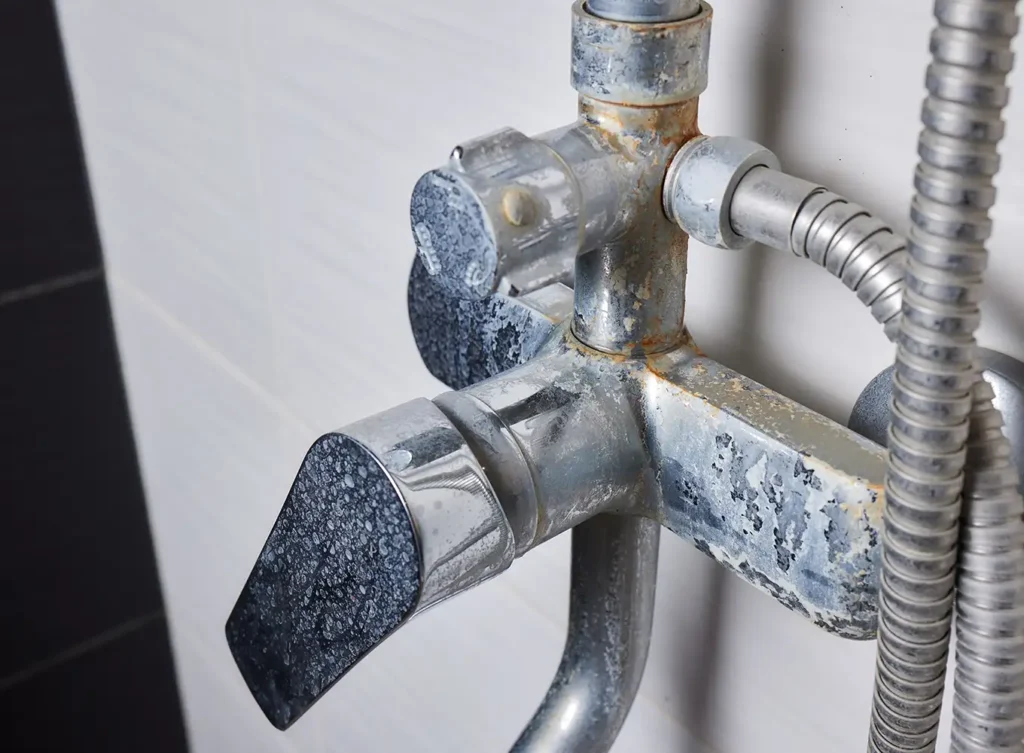 aged pipes for shower that need replacing by experienced plumber springfield il
