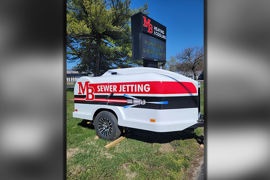 MB Heating & Cooling sewer Jetter for drain cleaning Springfield, IL