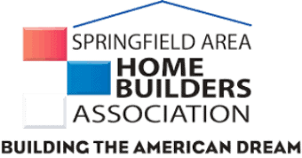 Springfield Area Home Builders Association logo. Building The American Dream.