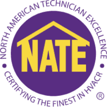 NATE logo.